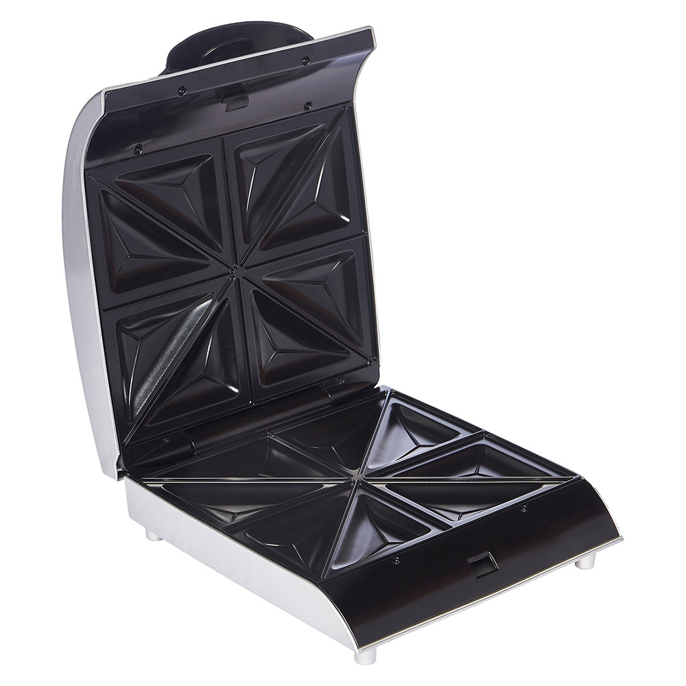 Admiral - Electric Non-Stick Sandwich Maker - Silver - 1200 W