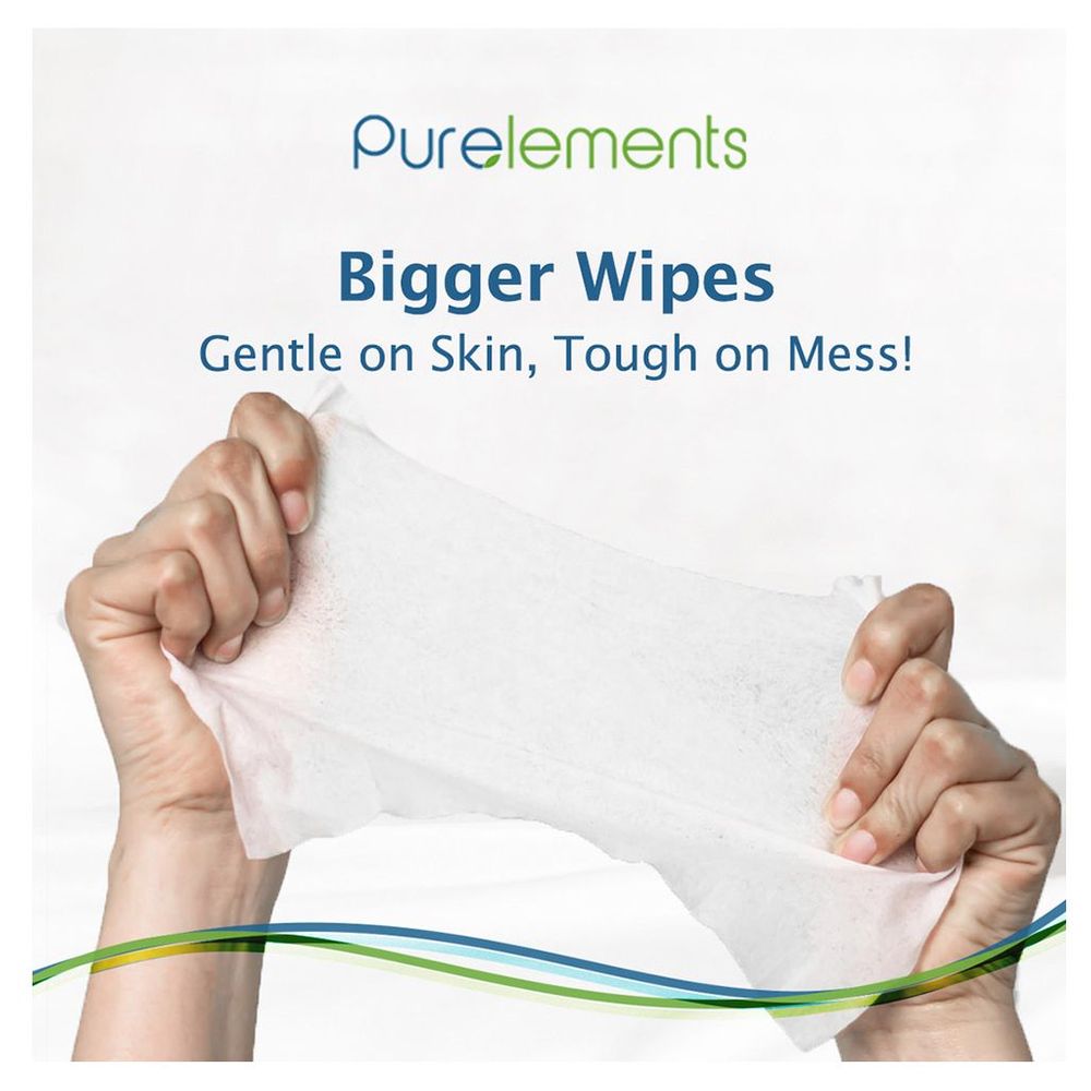 Purelements - 99.9% Water Wipes - Pack of 768 pcs for Newborn & Sensitive Skin