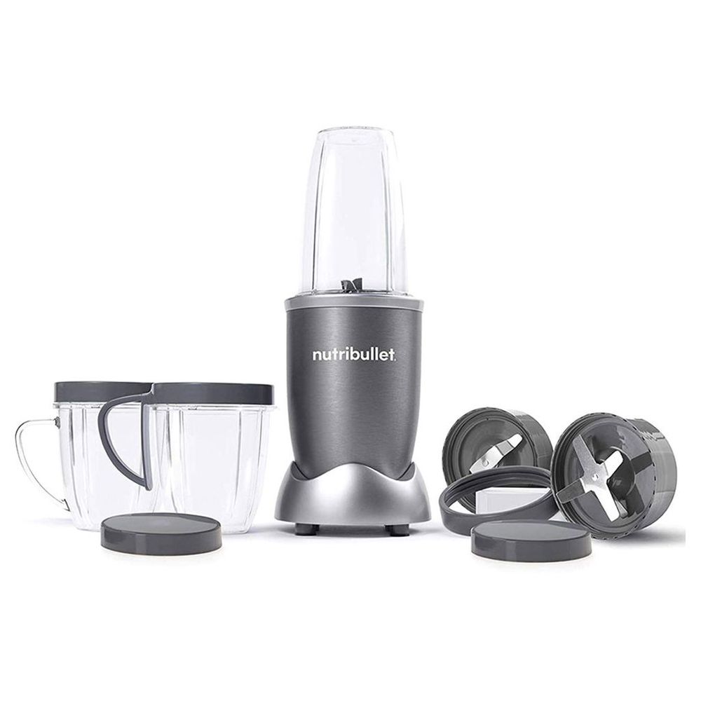 NutriBullet High Speed Blender 600W with 9pc Accessories- Grey