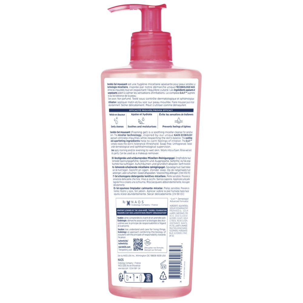 Bioderma - Sensibio Gel Moussant Cleanser For Sensitive Skin 500ml