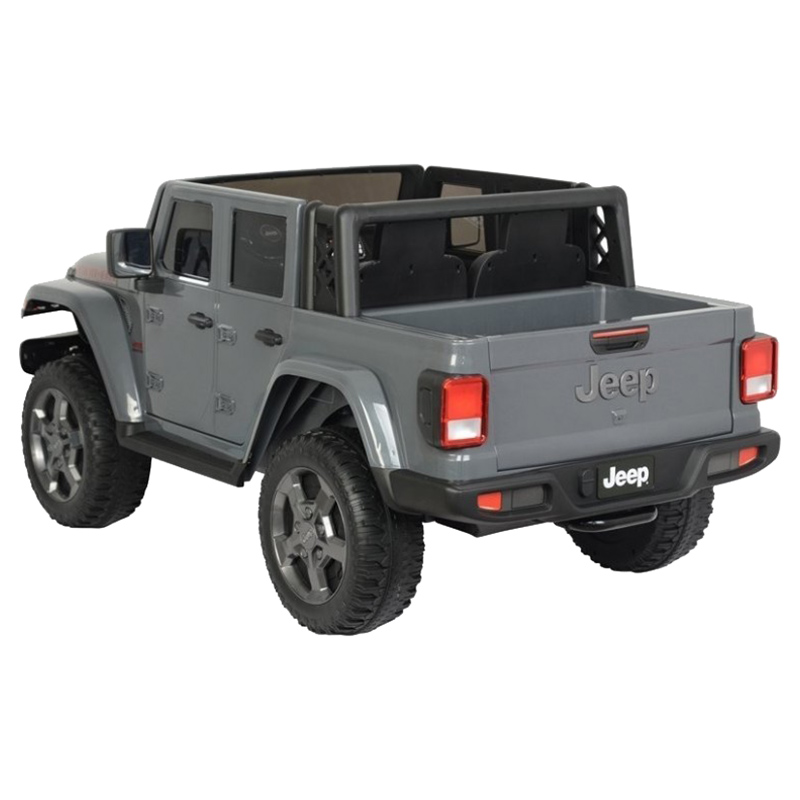 Jeep - Licensed Battery Operated Rubicon Kids Car - 12V - Grey