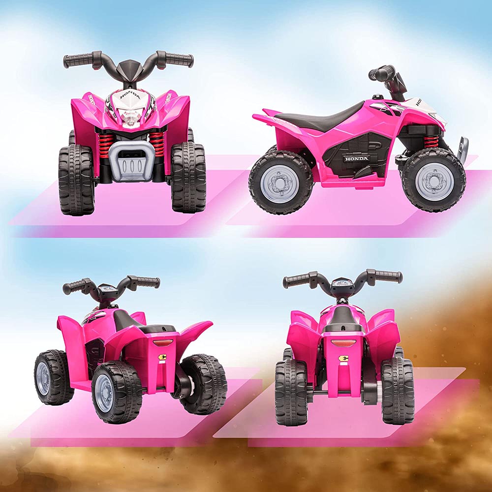 Amsham - Honda Kids Quad Bike - 6V - Pink