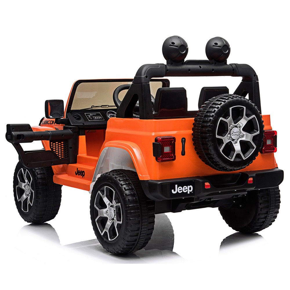 Jeep - Kids Rubicorn 2 Seater Electric Car - 12V - Orange