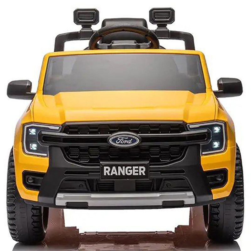 فورد - سيارة رينجر مرخصة تعمل بالبطارية للأطفال - 12 فولت - برتقالي