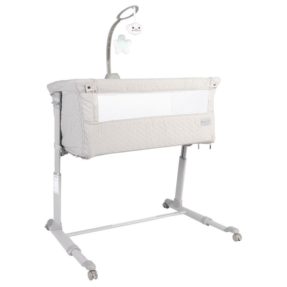 Bumble & Bird Adjustable Bedside Bassinet With Wheels - Grey (Exclusive)