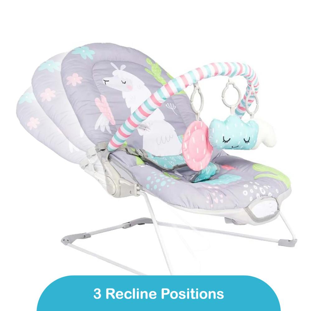 Little Learners - My First Electric Bouncer with Music & Vibrations - Llama