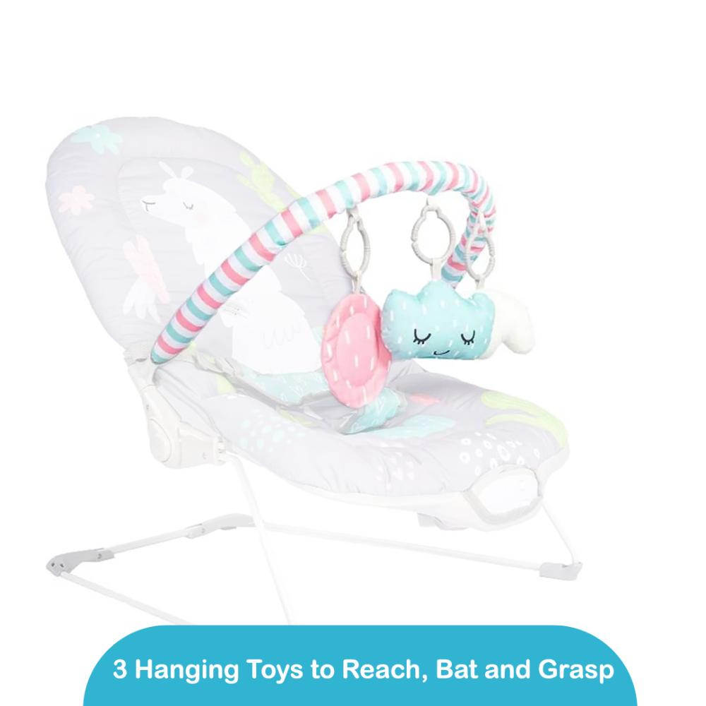 Little Learners - My First Electric Bouncer with Music & Vibrations - Llama