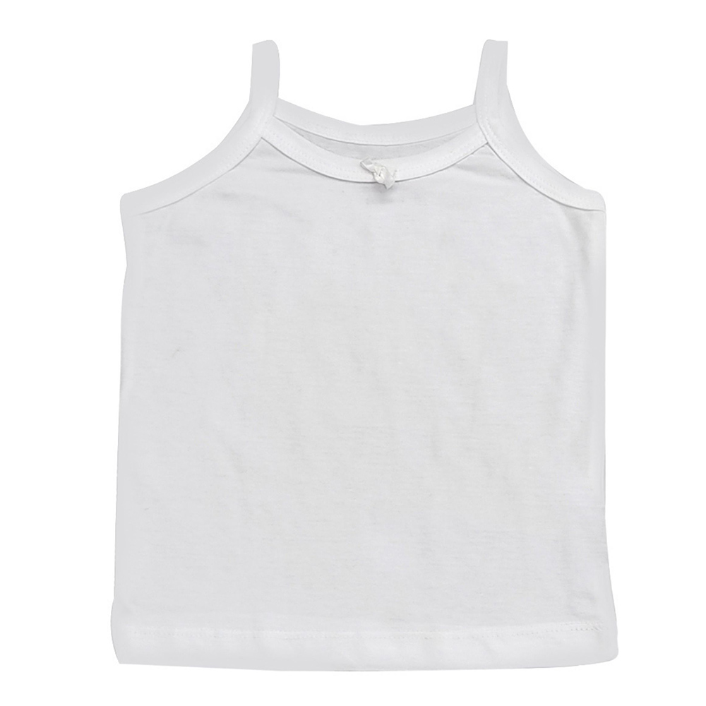 سمارت بيبي - طقم 3 قطع - سترة داخلية بدون أكمام للبنات - أبيض