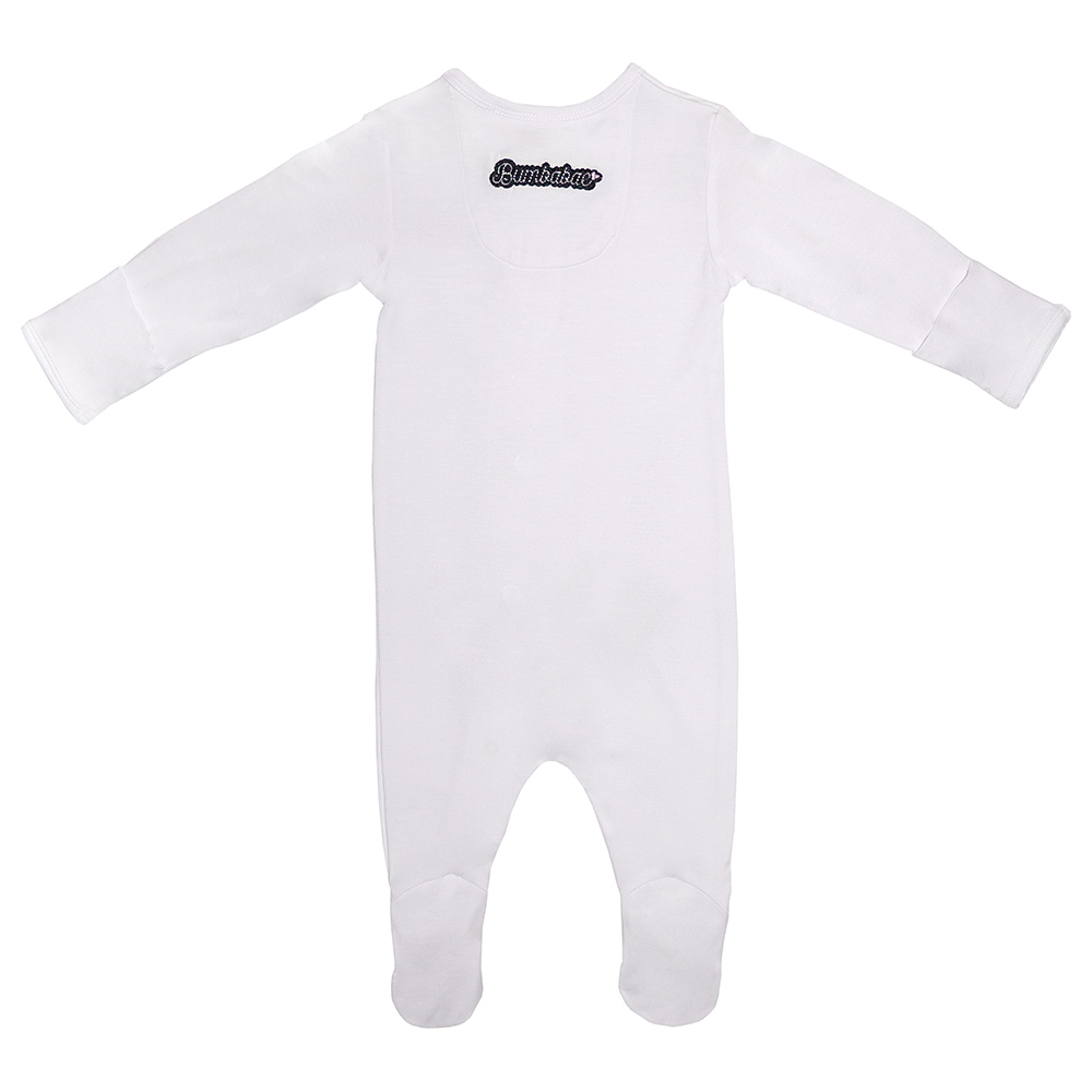 Bumbabae - Magnetic Clasp Sleepsuit - Stamp Of Rainbow