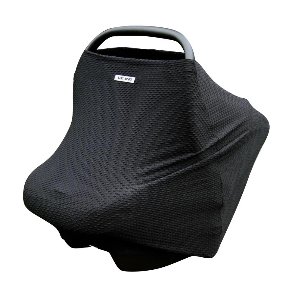 بيبي بريف - غطاء مقعد السيارة متعدد الأغراض 3 في 1 - أسود