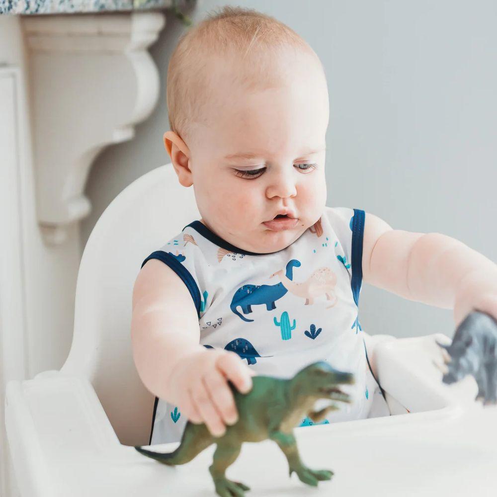 Bapronbaby - Baby Feeding Bib - Desert Dinos