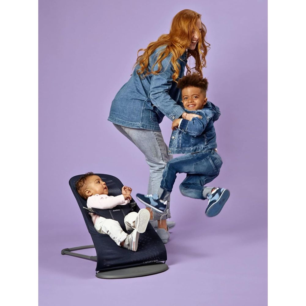 BABYBJORN - Bouncer Bliss Mesh Navy blue