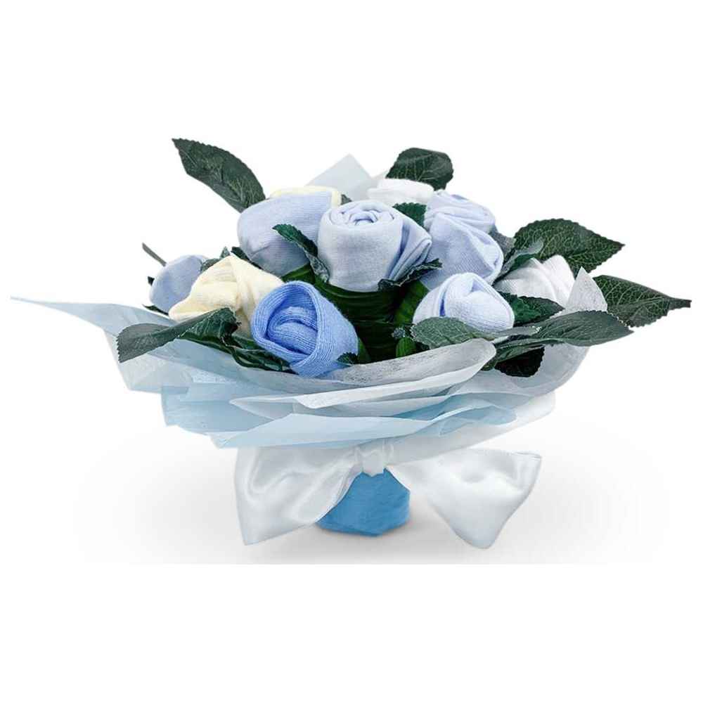 Babyblooms - Personalised Little Blue Bunny Welcome Baby Hamper