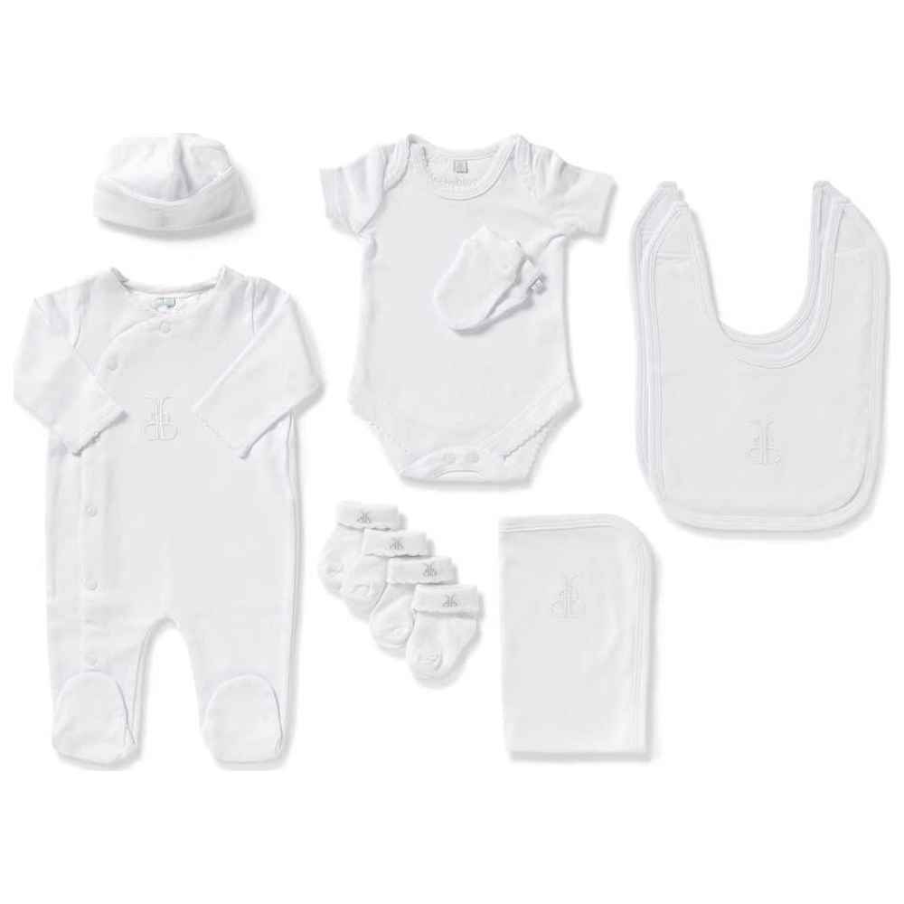 Babyblooms - Luxury Rose Baby Clothes Bouquet - White