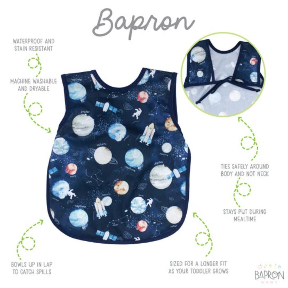 BapronBaby - Feeding Bib - Outer Space