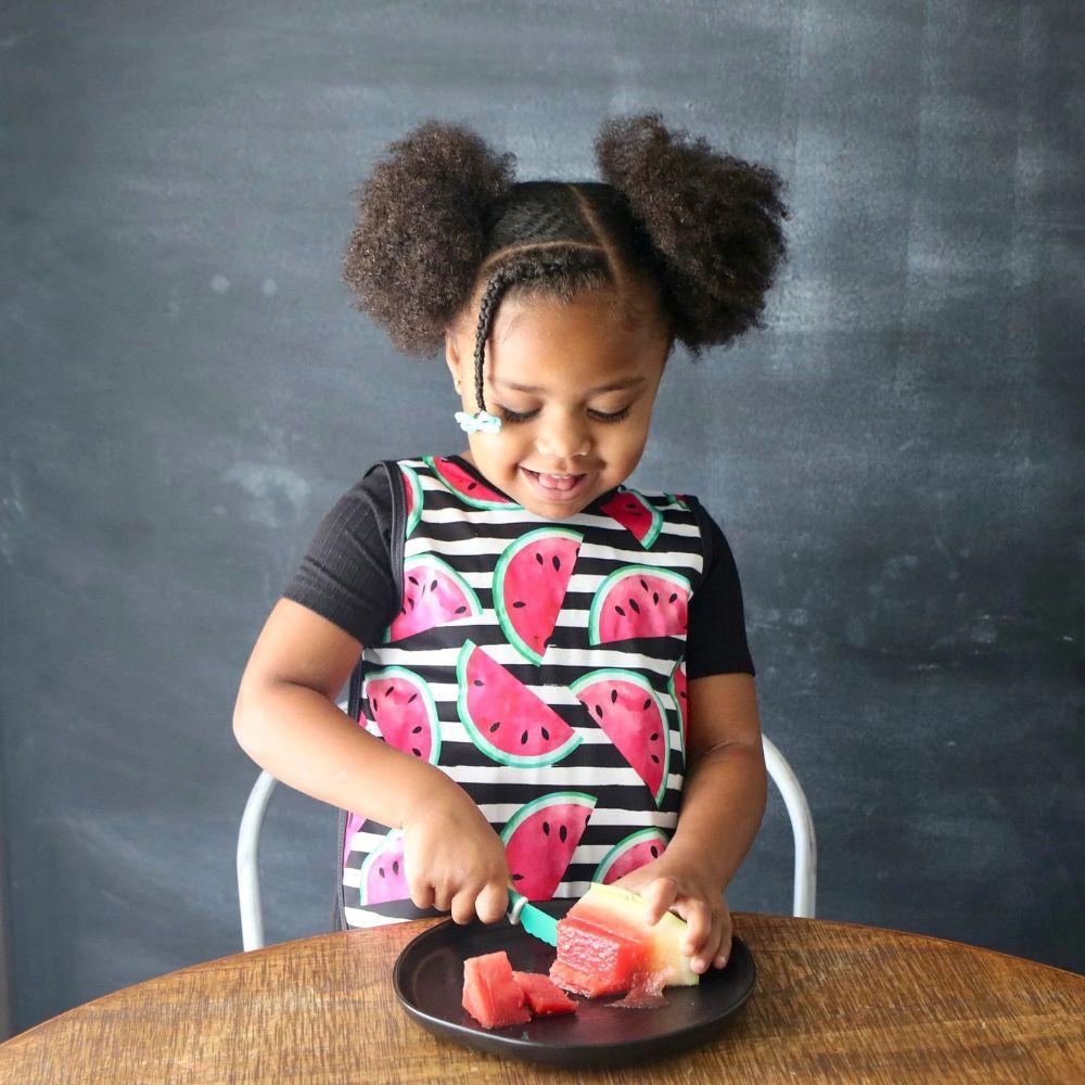 Bapronbaby - Baby Feeding Bib - Watermelon Stripe