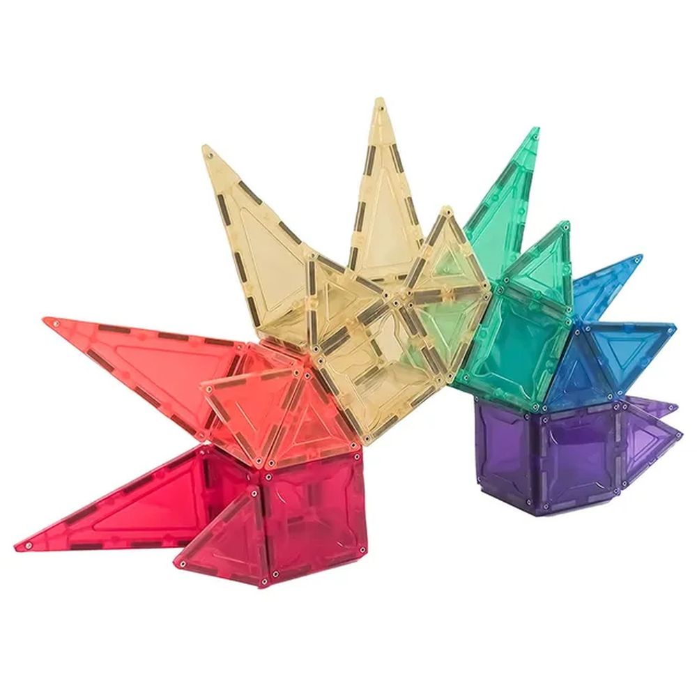 سمبلي ماجز - مكعبات مغناطيسية فيفيد - 36 قطعة مع أقلام ملونة - 8 قطع