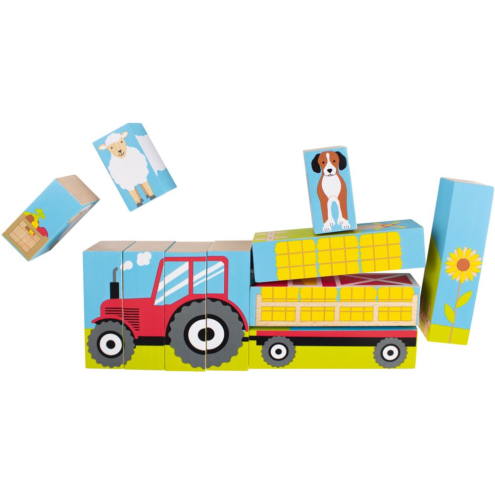 بيليدك - بازل المكعبات الخشبية - المزرعة