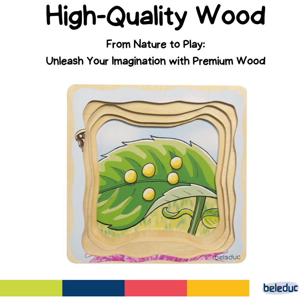 بيليدك - بازل الطبقات 5 في 1 - فراشة