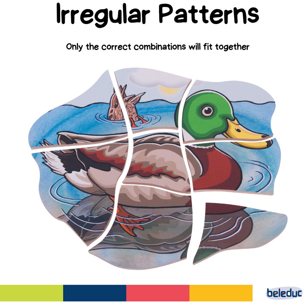 Beleduc - 5-In-1 Layer Puzzle - Duck