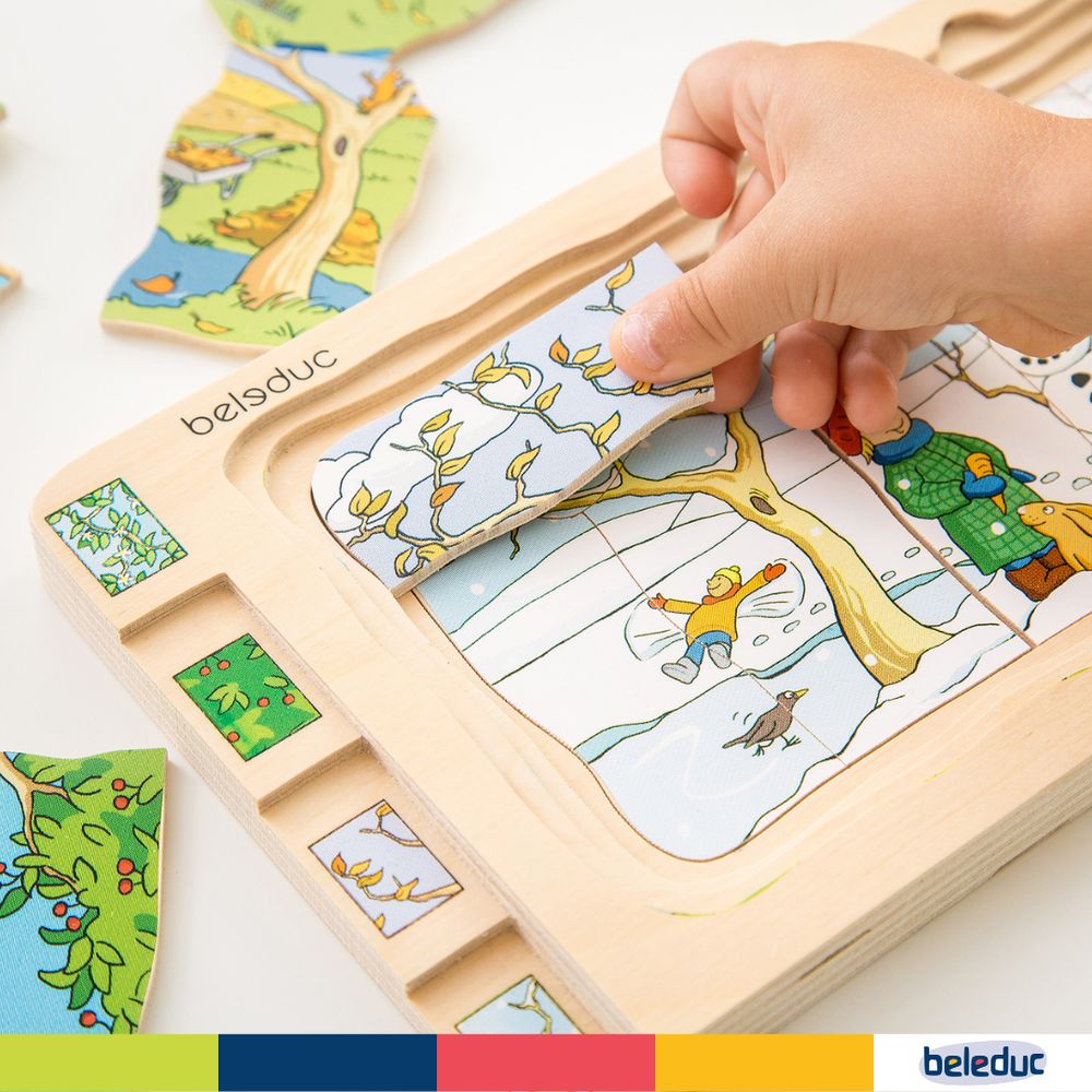 بيليدك - بازل الطبقات 5 في 1 - 4 فصول - 36 قطعة