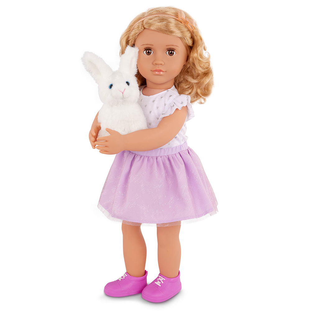 Our Generation - Jabby Doll And Summer Pet Friends Playset - 18 Inch