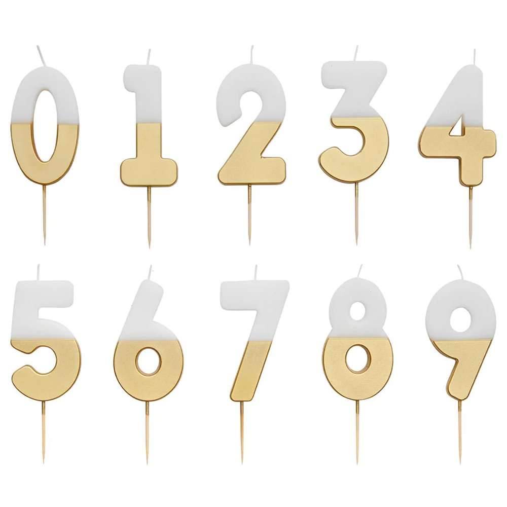 توكينغ تيبلز - شمعة أعياد الميلاد 0 - ذهبي