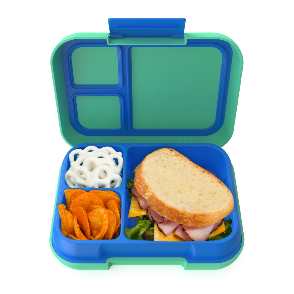 Bentgo - Pop Leak-Proof Lunch Box With Removable Divider - Spring Green/Blue