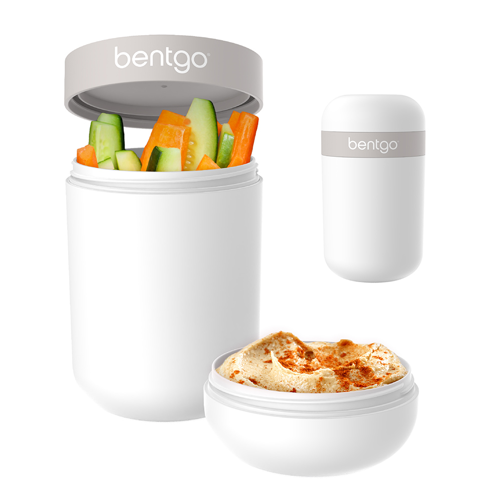 Bentgo - 2 Compartment Snack Cup - White