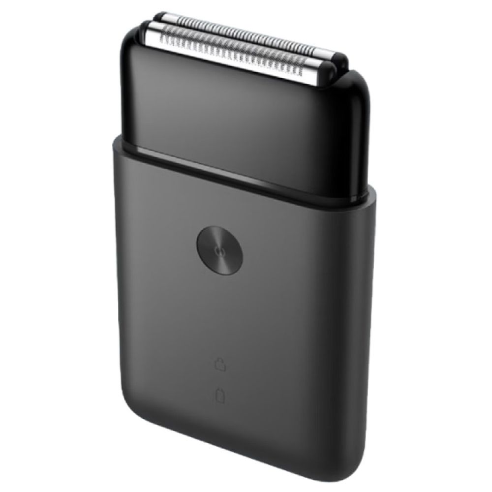 شاومي - ماكينة حلاقة كهربائية محمولة مزدوجة الشفرات - أسود