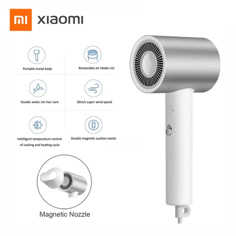 شاومي - مجفف شعر مي بالأيونات السالبة - أبيض - 1600 واط