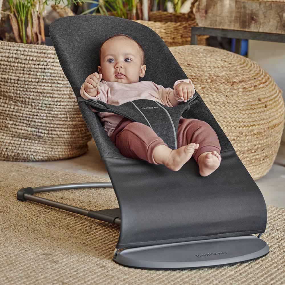 BABYBJORN - Bouncer Bliss 3D Jersey - Charcoal Grey