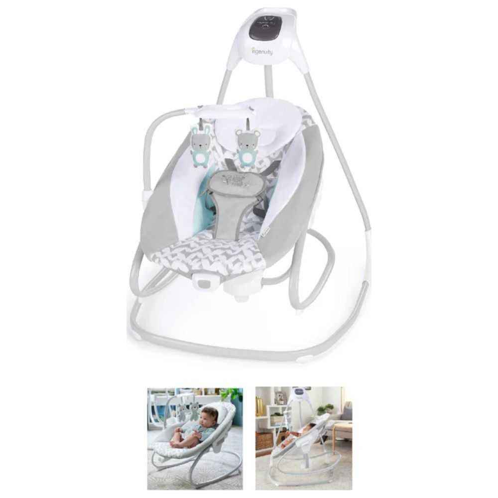 Ingenuity - Simplecomfort Cradling Swing & Rocker - Raylan