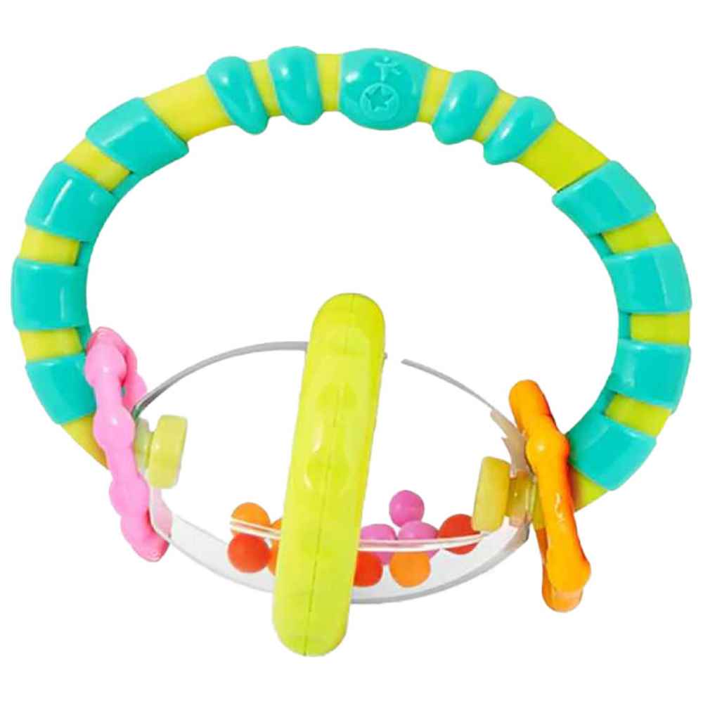 Bright Starts - Grab & Spin Rattle And Teether Toy