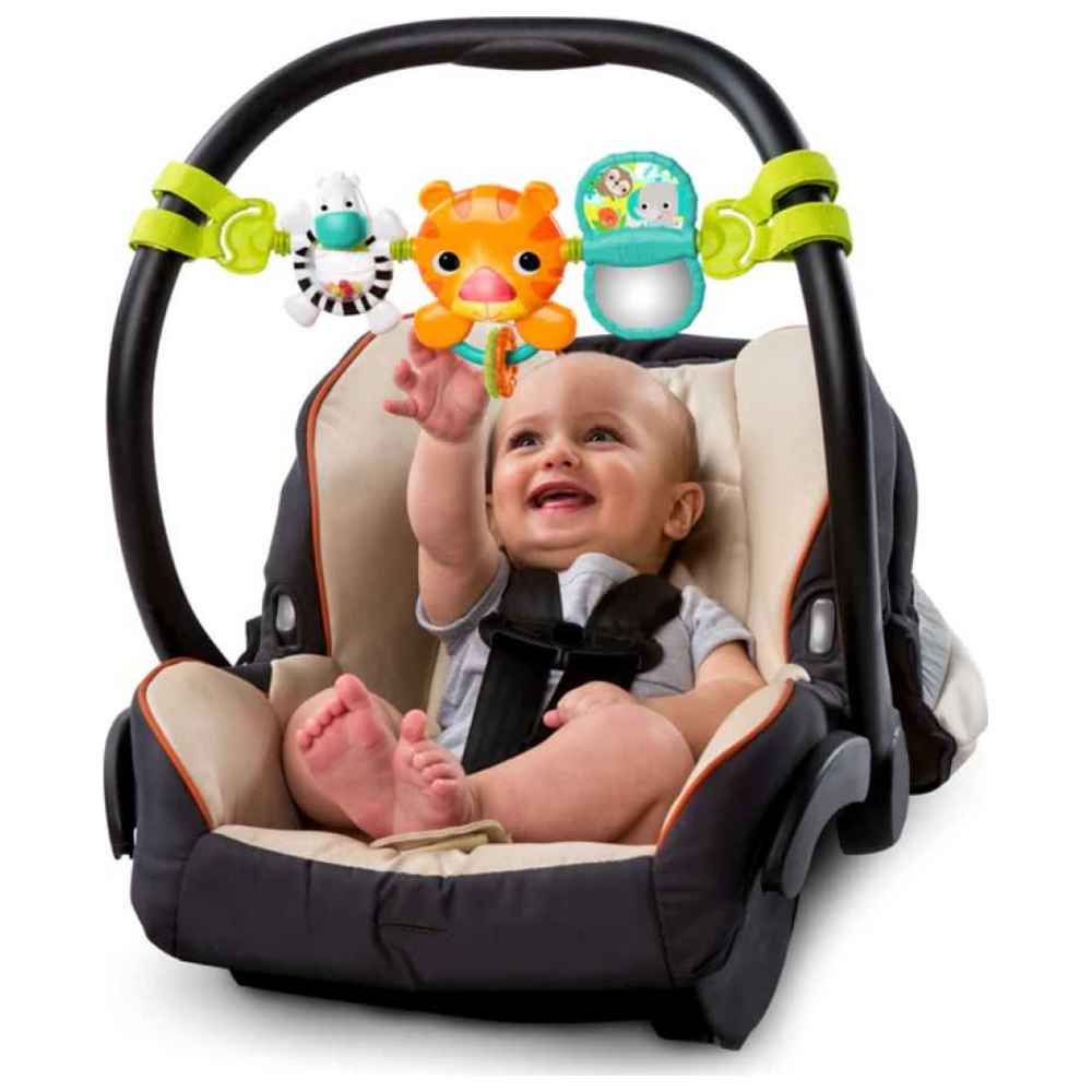 Bright Starts - Take Along Carrier Toy Bar - Black