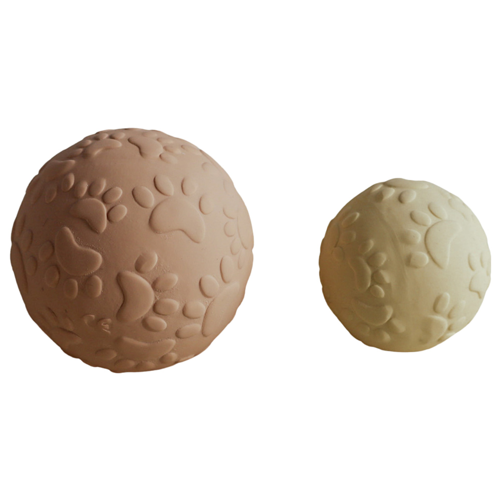 ناتروبا - مجموعة كرات حسية للأقدام - أصفر - 2 قطعة