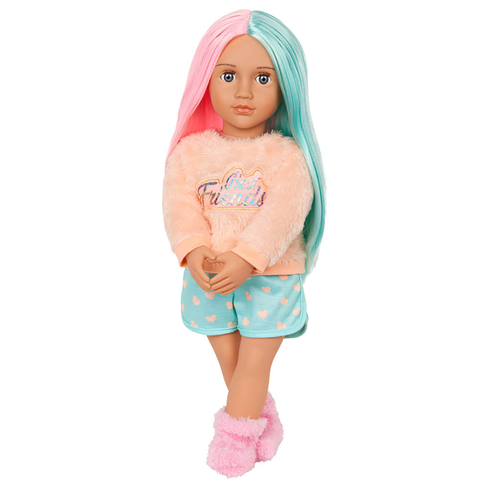 Our Generation - Lumi Slumber Party Doll - 7 Pcs - 18-Inch