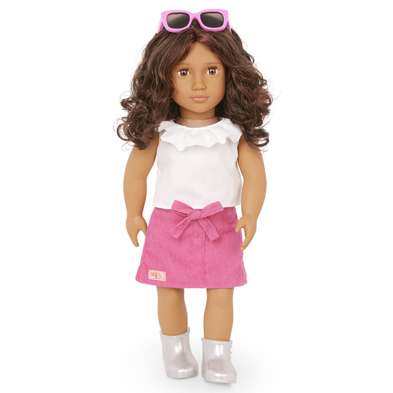 Our Generation - Valentina Fashion Doll - 7 Pcs - 18-Inch