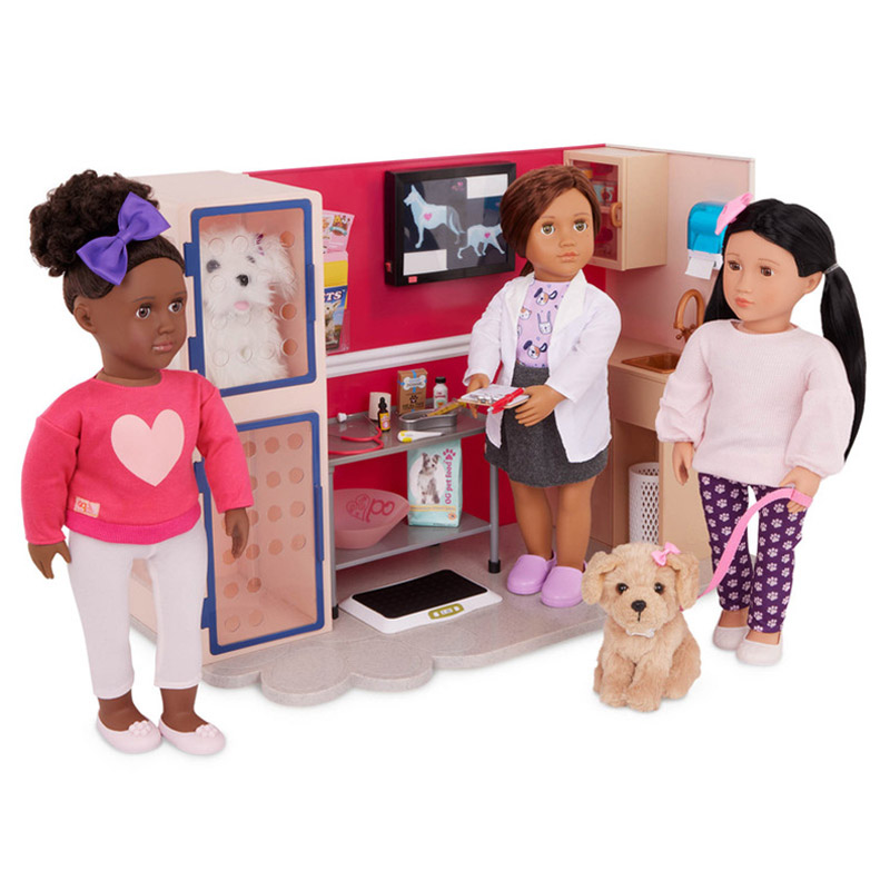 Our Generation - Healthy Paws Vet Clinic Playset - 42Pcs