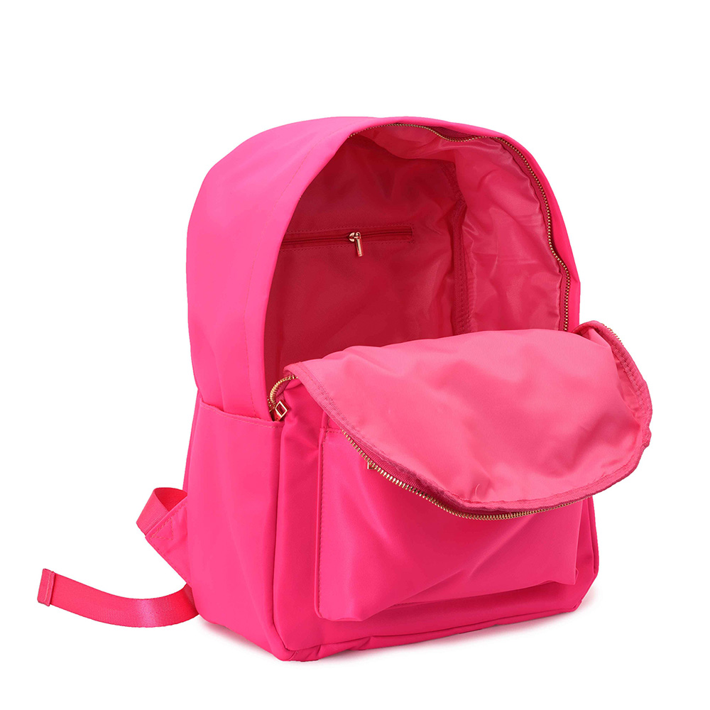 TheHappyTribe - Personalised Backpack - Neon Pink - 14.5-Inch/37cm