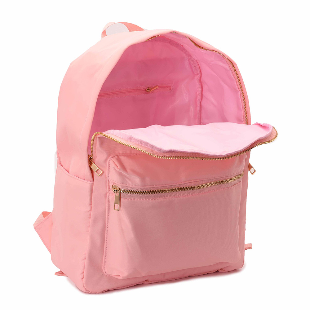 TheHappyTribe - Personalised Backpack - Peachy Pink - 14.5-Inch/37cm