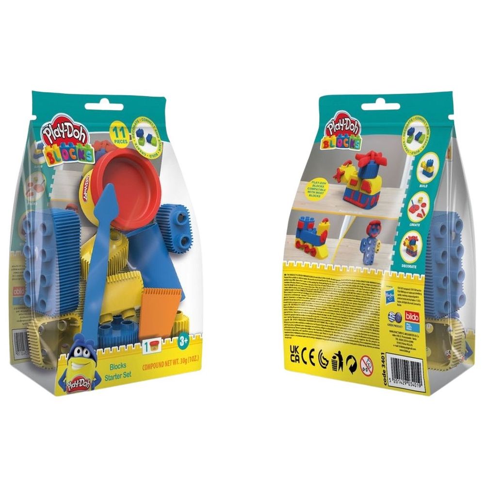 بلاي دوه - مجموعة مكعبات بداية - 11 قطعة