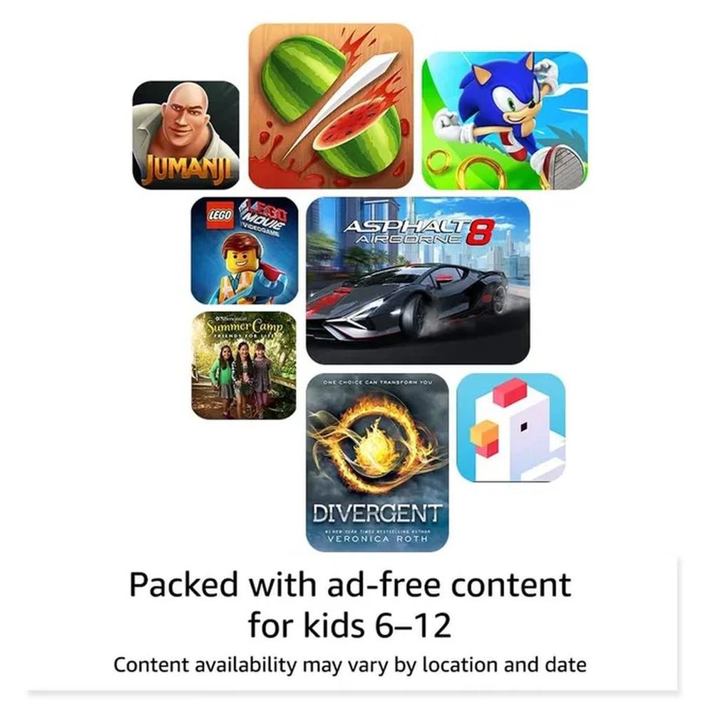 أمازون - تابلت أطفال فاير 8 برو اتش دي 32 جيجابايت - أزرق مخضر