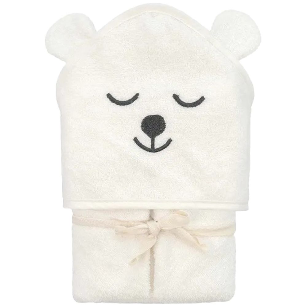 تايني توز - منشفة بقبعة - دب - لارج