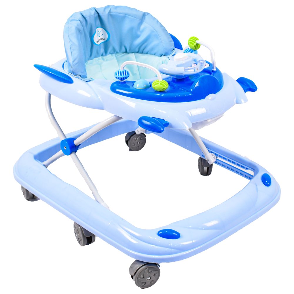 أملا بيبي - مشاية أطفال عادية - صاروخ - أزرق