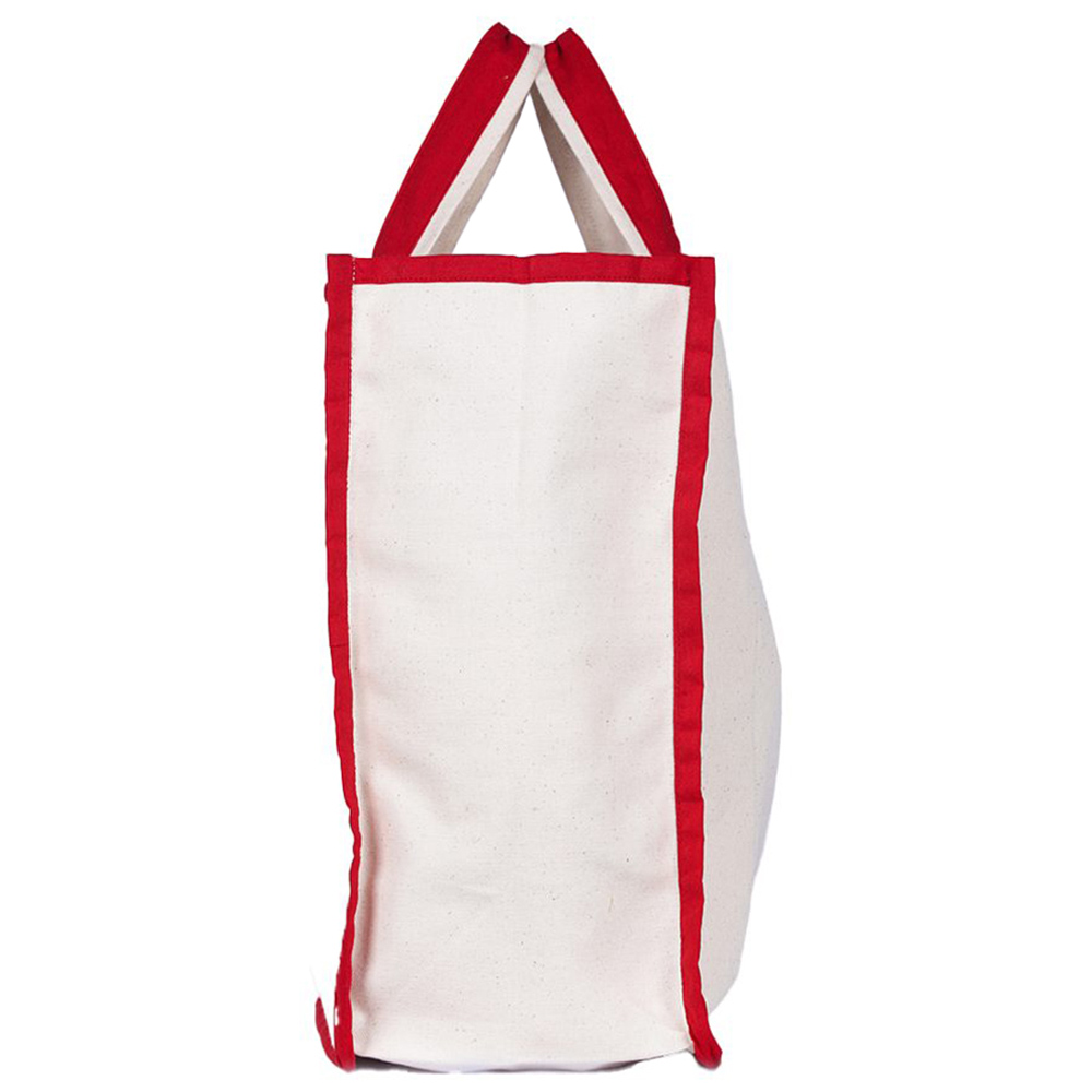 BYFT - Canvas Tote Bag - Red Accents