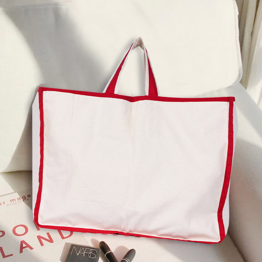 BYFT - Canvas Tote Bag - Red Accents