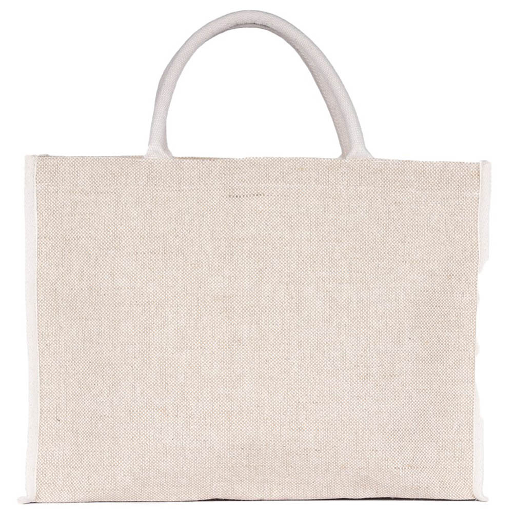 بيفت - حقيبة تسوق من الجوت الطبيعي - للشاطئ