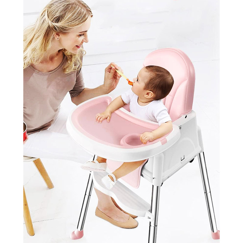 Lovely Baby 3-In-1 High Chair - Pink