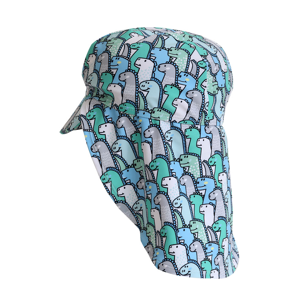 كول تو سي - قبعة شمس بعامل حماية من أشعة الشمس فوق البنفسجية 50+ - ديناصور - أخضر